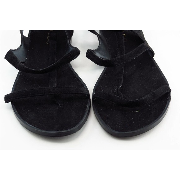 Aldo Strappy Black Synthetic Women Sandal Shoes Sz 7.5‎ M - Picture 2 of 6
